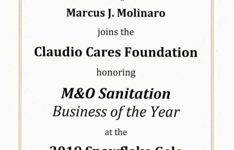 2019 Claudio Cares Foundation Business of the Year Marc Molinaro